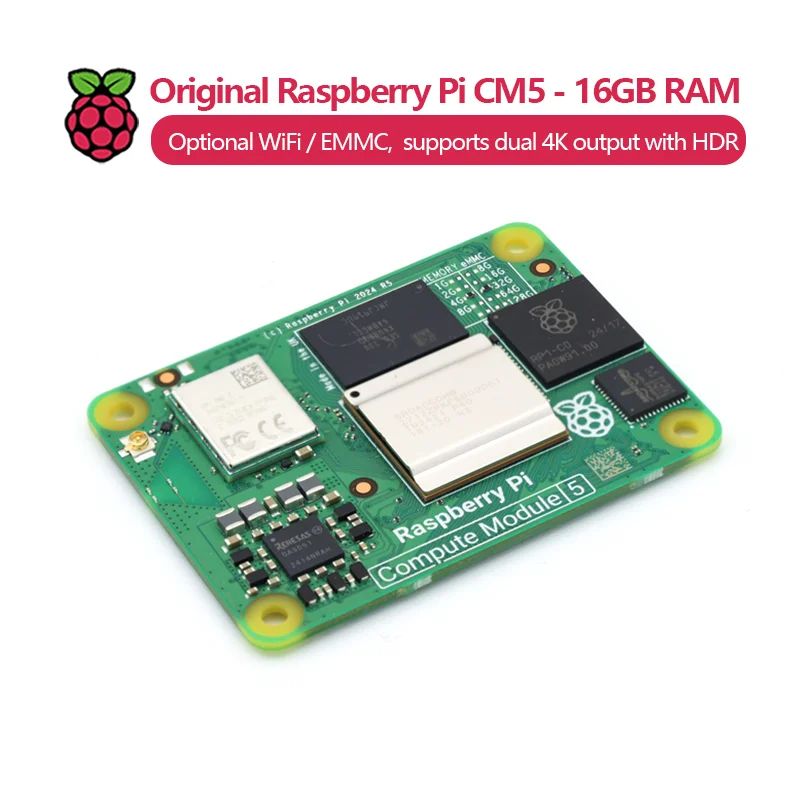 Raspberry Pi Compute Module 5 CM5-Modul mit 16 GB RAM, optionales – Bild 3