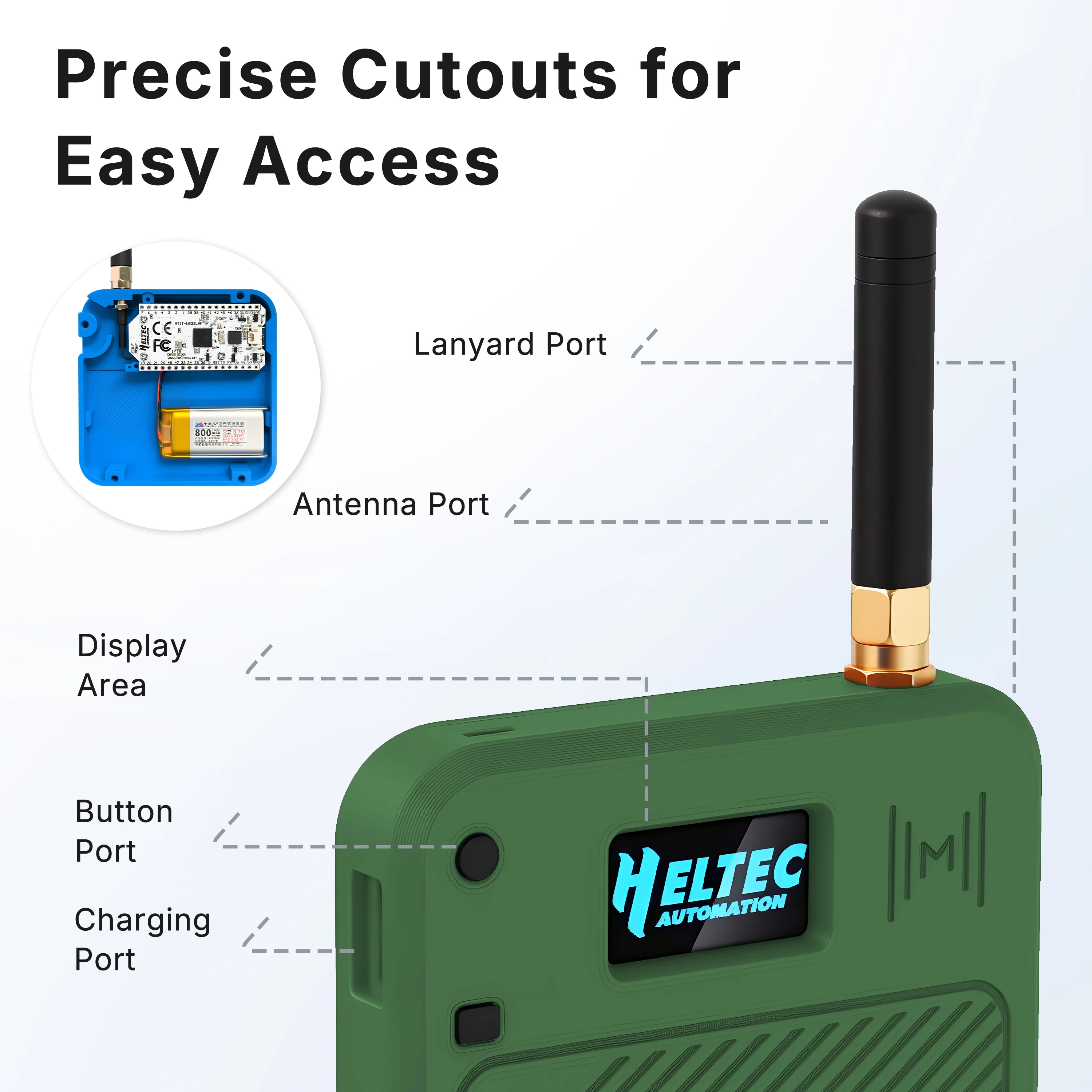 Meshtastic Heltec V3 WIFI LoRa 32 868 MHz ESP32 SX1262 0,96 Zoll – Bild 4