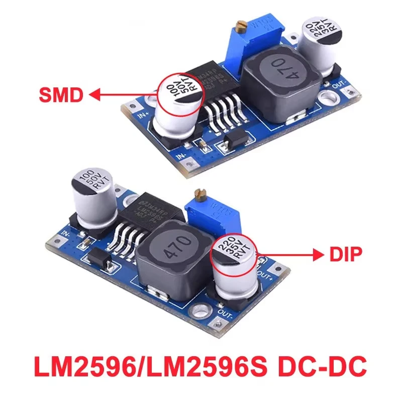 LM2596S DC-DC Step Down Netzteil Modul 3A Einstellbare Step Down Modul – Bild 4