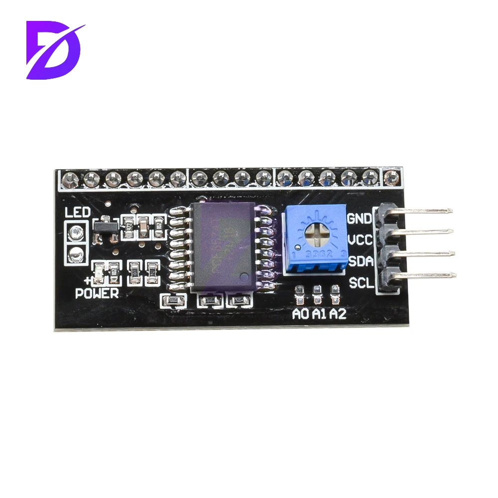 LCD1602 I2C Display Modul Blau Grüner Bildschirm 5V PCF8574 IIC – Bild 2