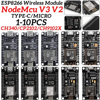 ESP8266 Drahtloses Modul CH340/CP2102/CH9102X NodeMcu V3 V2 Lua WIFI Internet of Things Entwicklungsboard