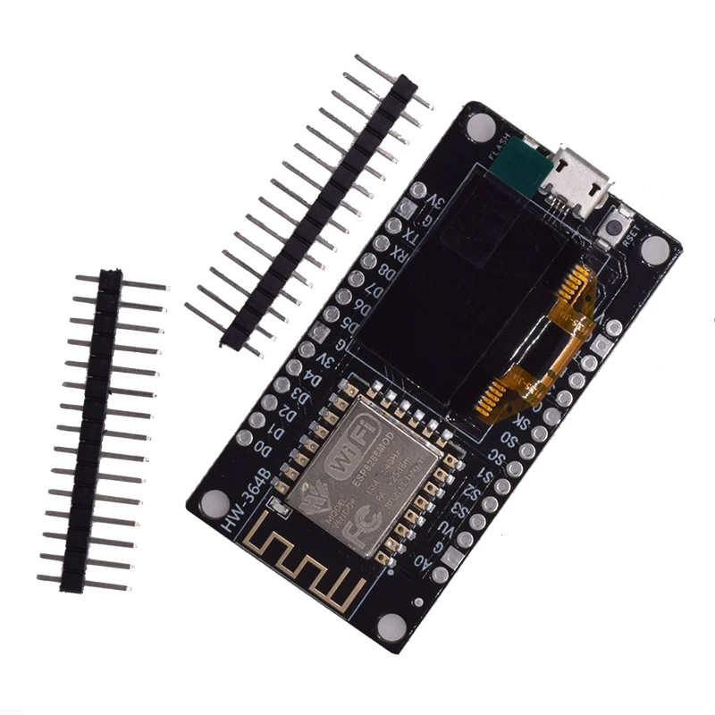 NodeMCU ESP8266 Entwicklungsboard mit 0,96 Zoll OLED-Display CH340G – Bild 4