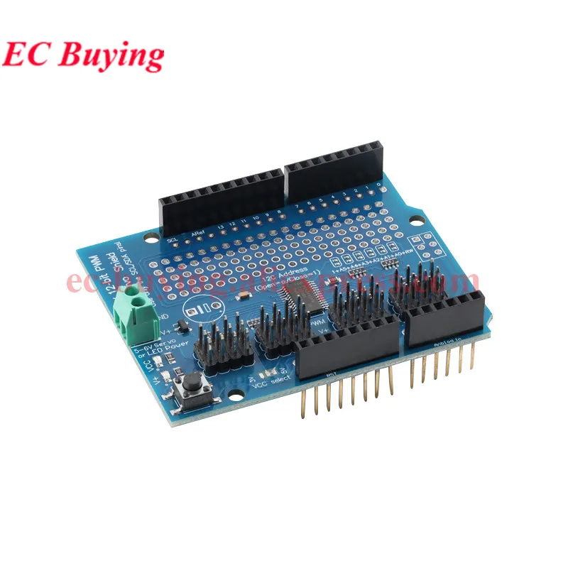 PCA9685 IIC I2C 16 Kanal 12-bit PWM Schrittmotor Modul Servo Treiber – Bild 3