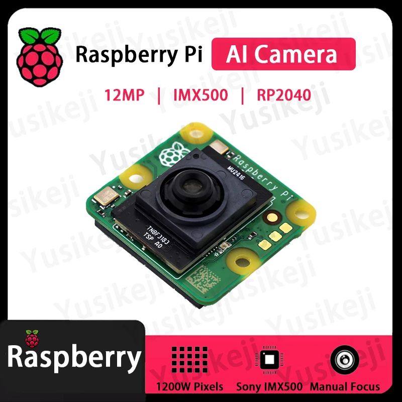 Raspberry Pi AI-Kamera, für PI 5, Sony AI-Kamera, 12 MP, IMX500 – Bild 4