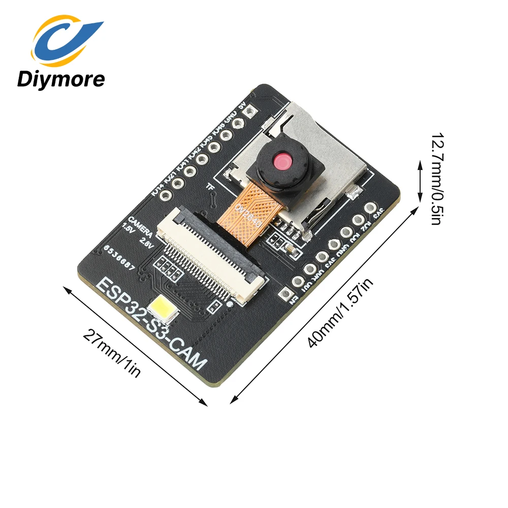 ESP32-S3-CAM Entwicklungsboard WiFi Bluetooth ESP32 OV2640/OV3660 – Bild 6