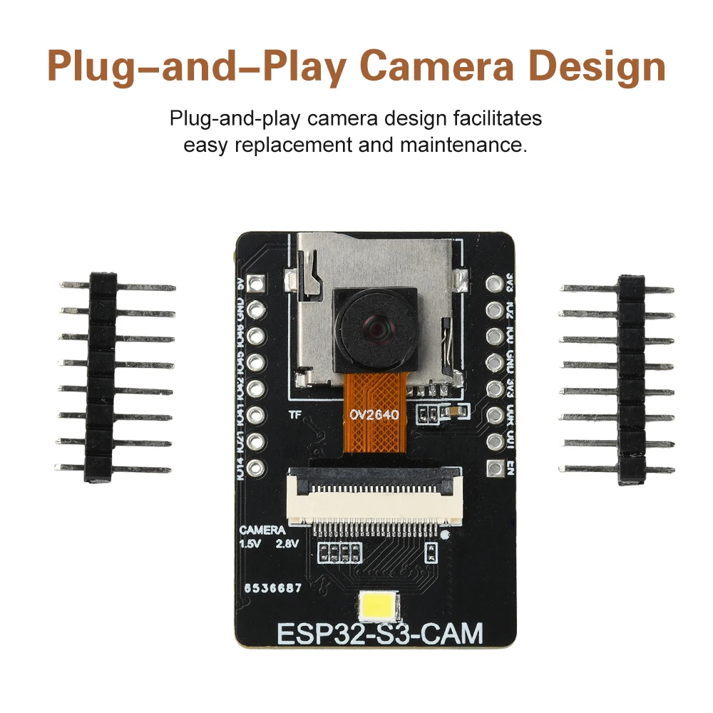 ESP32-S3-CAM WLAN- und Bluetooth-Entwicklungsboard, Visuelles – Bild 5