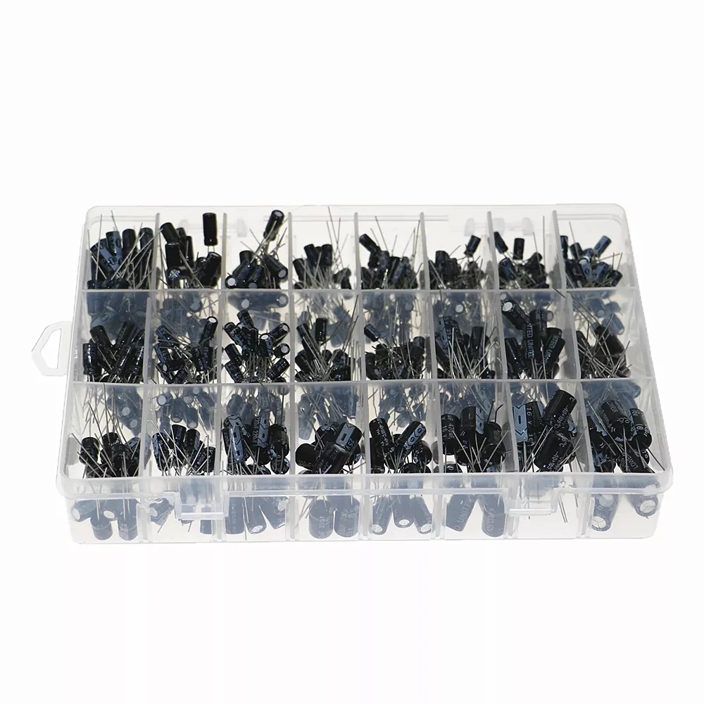 0,1UF-1000UF 24 Werte Aluminium-Elektrolyt-Kondensatoren (510 Stück) – Bild 3