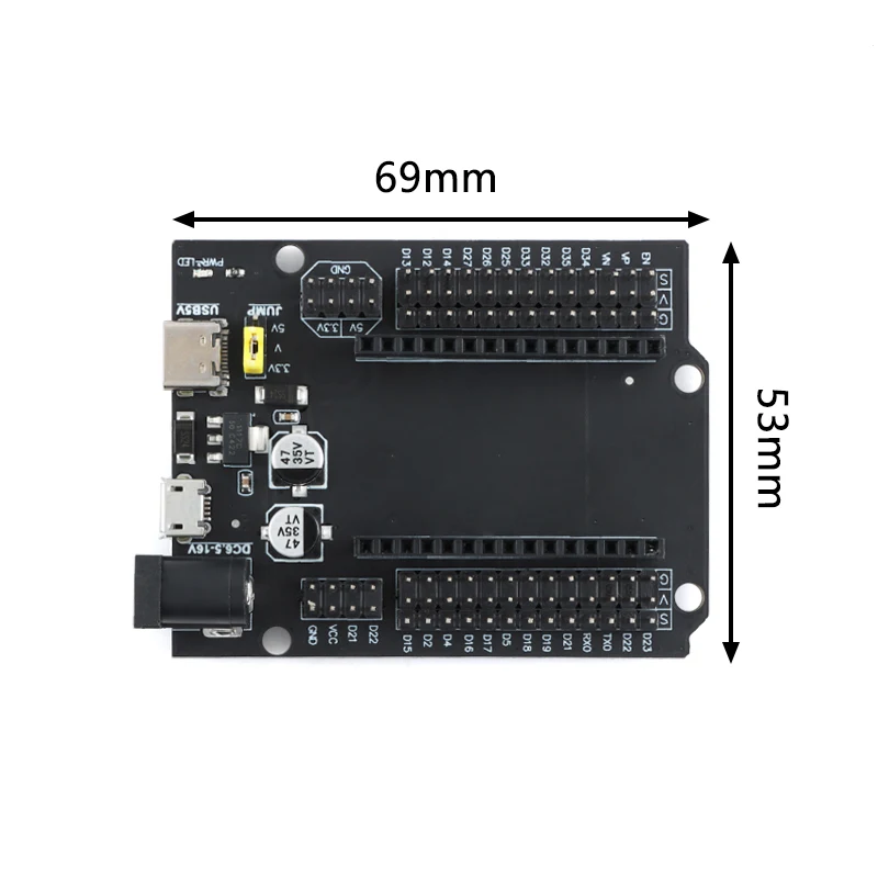 ESP32-Entwicklungsboard TYPE-C USB CH340C WiFi+Bluetooth Extrem – Bild 6