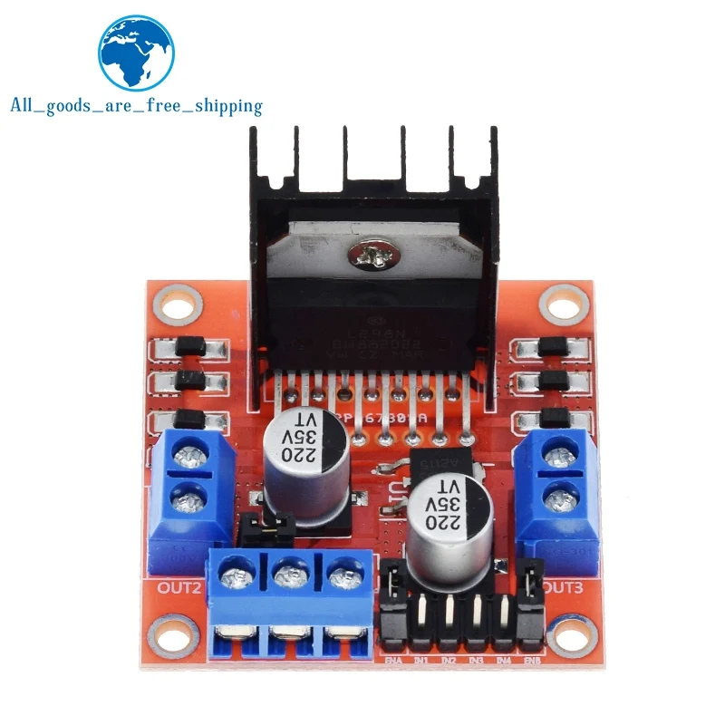 L298N Motor Fahrer Controller Board L298 Modul Für Arduino Dual H – Bild 6