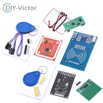 RFID-Modul PN532 RC522 MFRC-522 RDM6300 Kits NFC S50 13,56 MHz 125 kHz 6 cm mit Tags SPI Write & Read