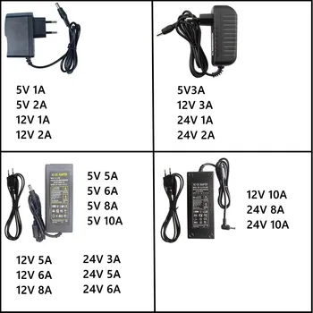 AC 220V zu 5V 12V 24V Netzteil Adapter 1A 2A 3A 5A 6A 8A 10A Ladegerät Universal Schaltnetzteil Adapter 5 12