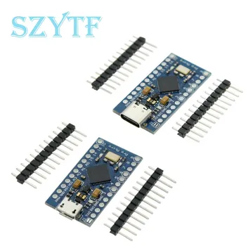Pro Micro ATmega32U4 5 V 16 MHz ersetzt ATmega328 für Pro Mini mit 2-reihiger Pin-Header für Leonardo