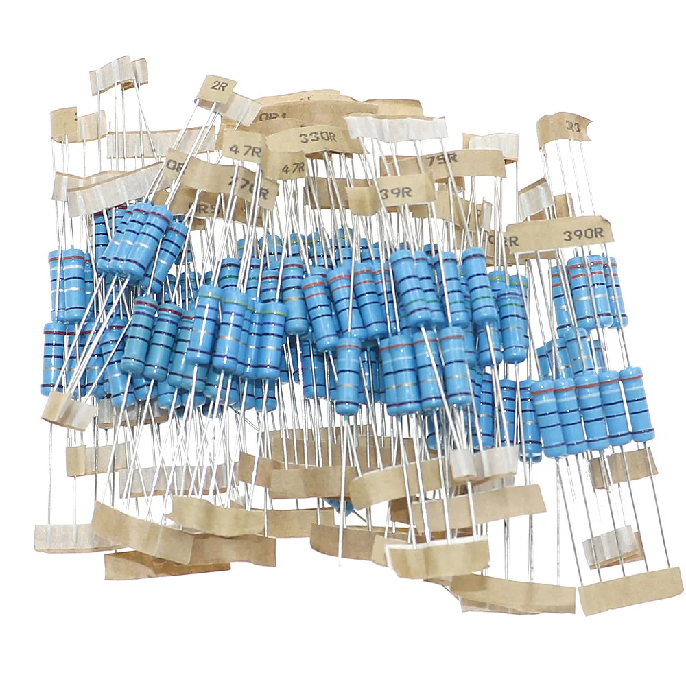 1/8W 1/4W 1/2W 1W 2W 3W 5W Metallfilm-Widerstände Sortiment-Set 1% – Bild 2