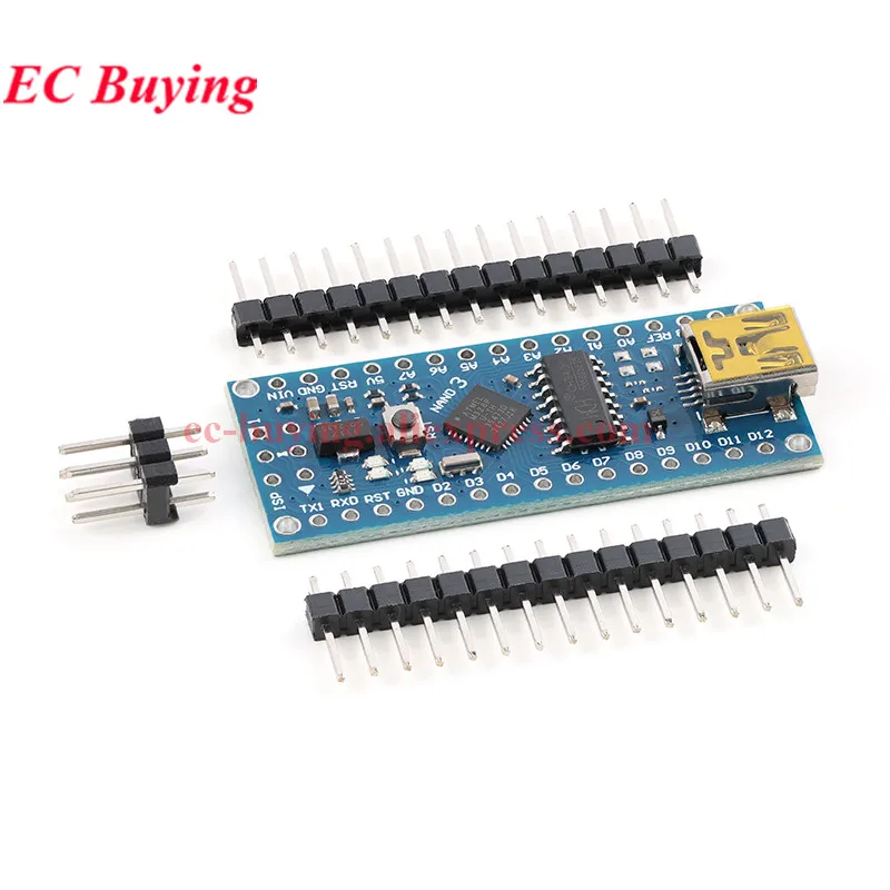 Nano V3.0 Mini Typ-C Micro USB ATmega168P ATmega328P MCU Core – Bild 2