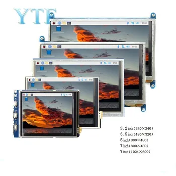 3.2/3.5/5/7/10,1 inch touch LCD Display Modul Unterstützung für Raspberry Pi 3B + 4 B