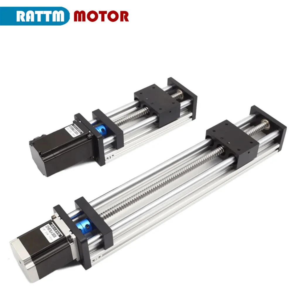 Nema17 oder Nema23 Schrittmotor Elektrische Linearführung Kugelumlaufspindel Linearschlittenmodul