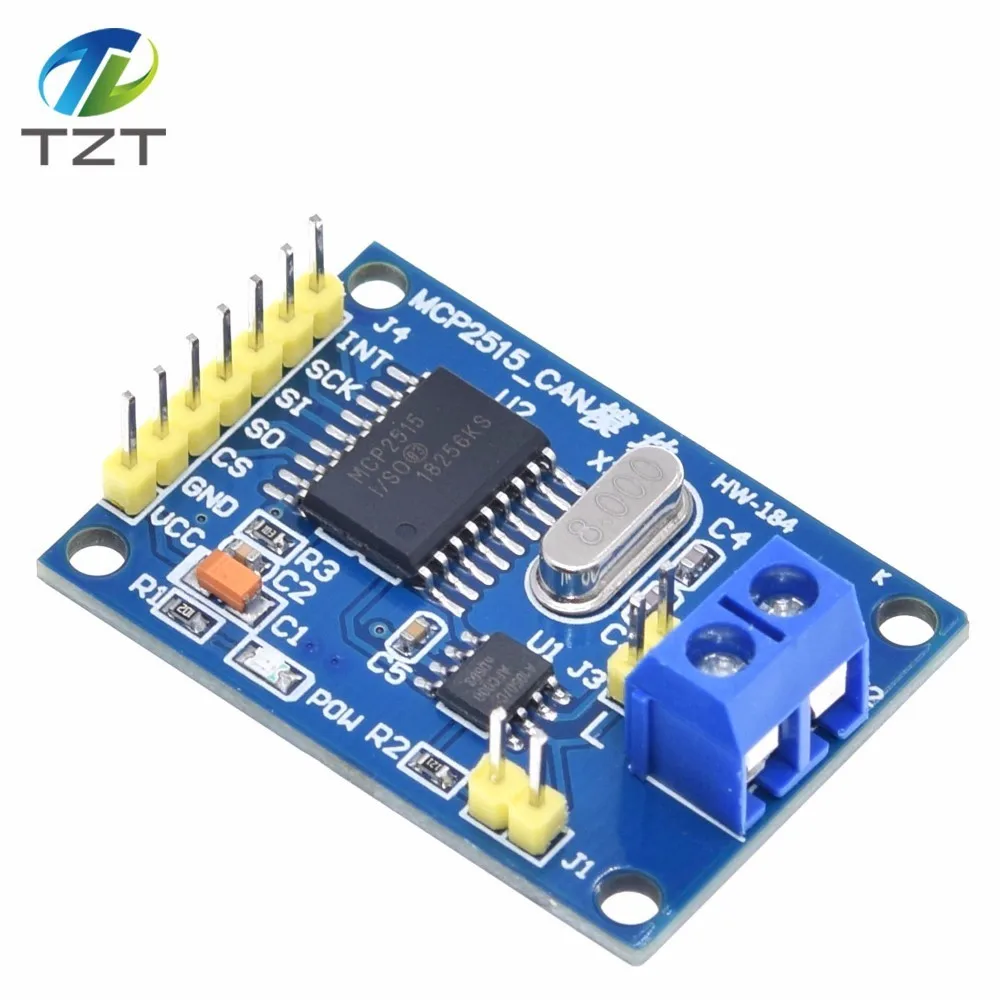 TZT MCP 2515 CAN-Bus-Modul TJA 1050 Empfänger SPI für 51 MCU – Bild 4