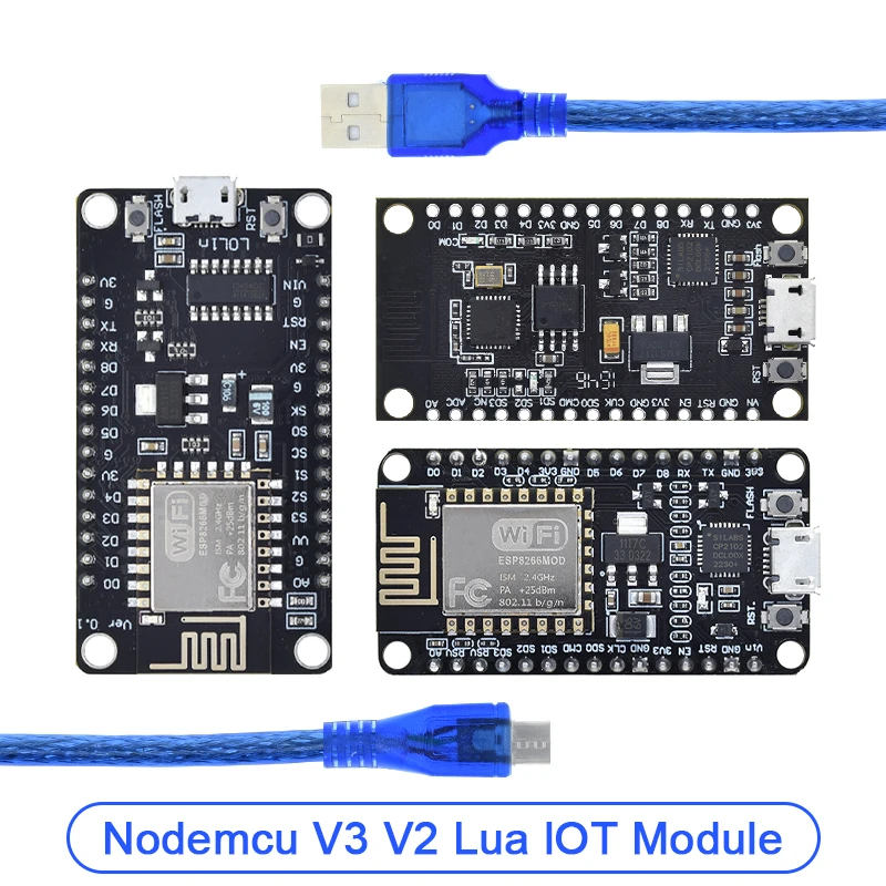 Drahtloses Modul CH340/CP2102 NodeMcu V3 V2 Lua WIFI Internet der – Bild 2