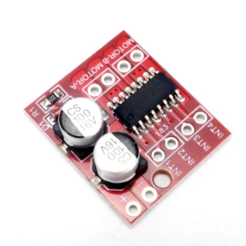 Mini L298N DC-Motortreiberplatine 2-Wege-PWM Dual H-Brücke für Arduino Smart Car Roboter-Bausätze