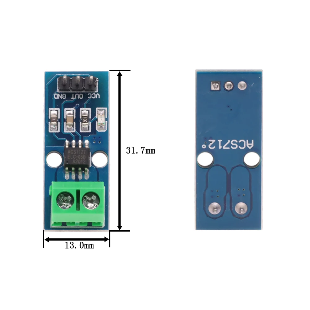 5A 20A 30A Hall Strom Sensor Modul ACS712 Modell Für Arduino AC DC – Bild 6