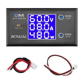DC 0-500V 10a Digital multimeter Hochpräzises LCD dreistelliges Digital anzeige Voltmeter Ampere meter Stroms