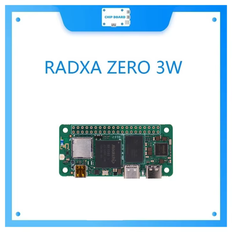 Radxa Zero 3W Kompakter Rockchip RK3566 Quad-Core Einplatinen-Computer mit Wi-Fi 4 und BLE 5 Konnektivität
