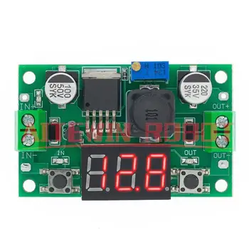 Lm2596 Modul DC 4.0 ~ 40 bis 1,3-37V einstellbares Step-Down-Leistungs modul LED-Voltmeter