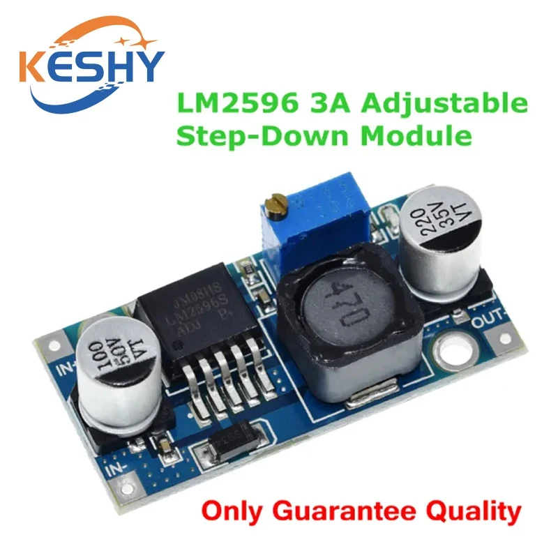 LM2596 Step-Down-Modul DC zu DC Einstellbarer Buck-Konverter Spannungsregler Umwandlungs-Stromversorgungsmodul
