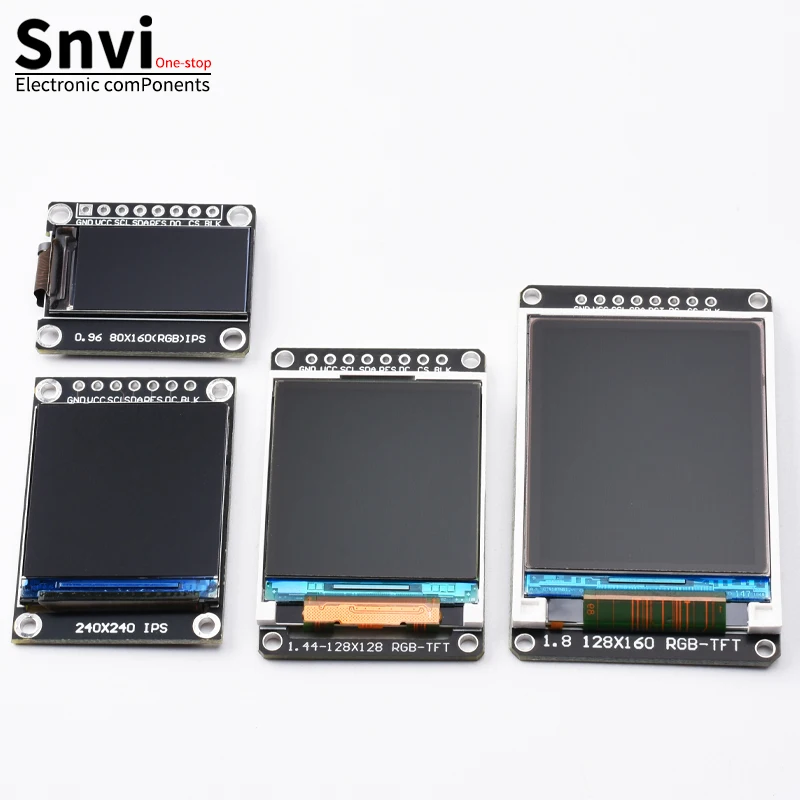 Snvi TFT IPS LCD Display Modul 0,96/1,3/1,44/1,8 Zoll 7P SPI – Bild 3