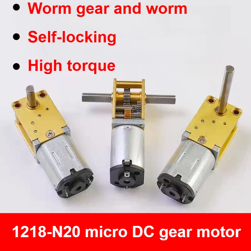 Micro Mini N20 Getriebemotor DC 3V 6V 12V 4-381RPM Hohes Drehmoment Metall Elektrischer Getriebemotor