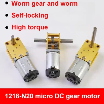 Micro Mini N20 Getriebemotor DC 3V 6V 12V 4-381RPM Hohes Drehmoment Metall Elektrischer Getriebemotor