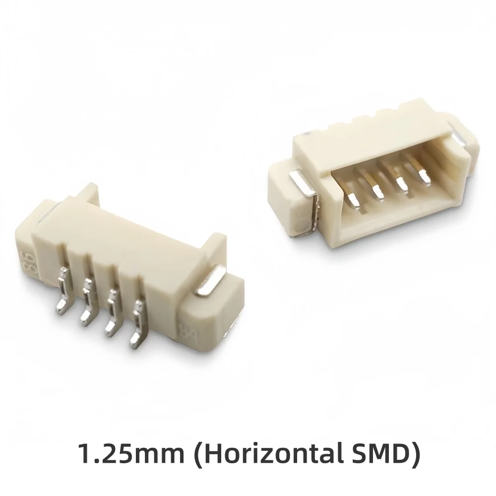 JST Pitch 1,25 mm Stecker Pin Header Buchse vertikal SMD horizontal SMD 2/3/4/5/6/6/7/8/9/10/11/12 (20 Stück)