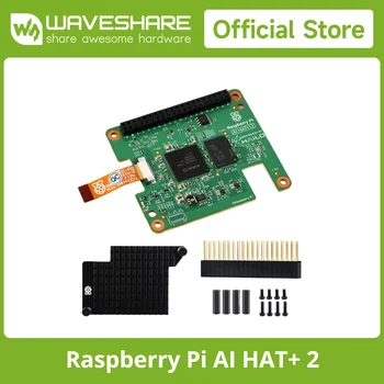 Raspberry Pi AI HAT+ 2, Eingebauter Hailo-10H KI-Beschleuniger, 8GB RAM, Generative KI-Funktionalität