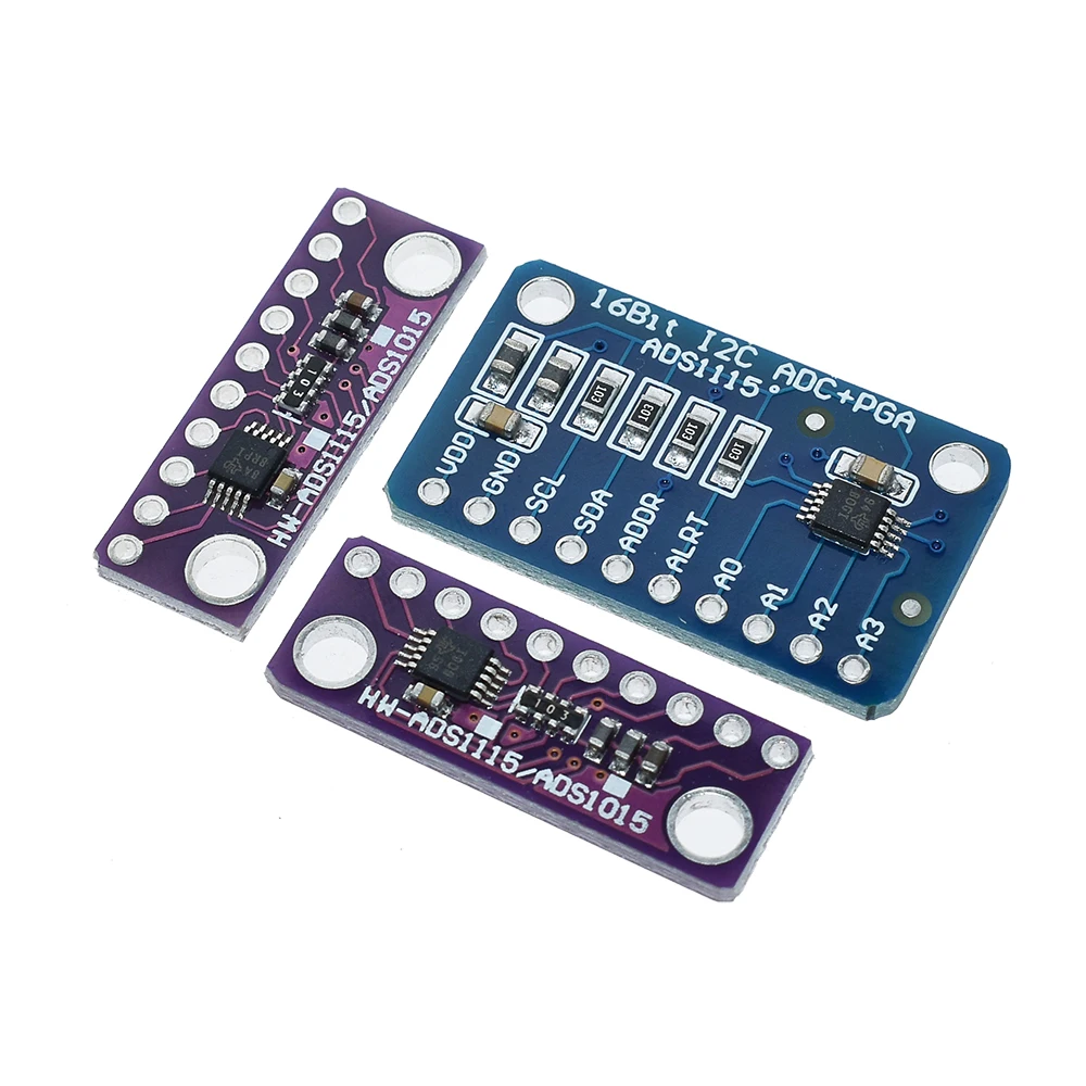 16 Bit I2C ADS1115 ADS1015 Modul ADC 4 Kanal mit Pro Gain Verstärker – Bild 6