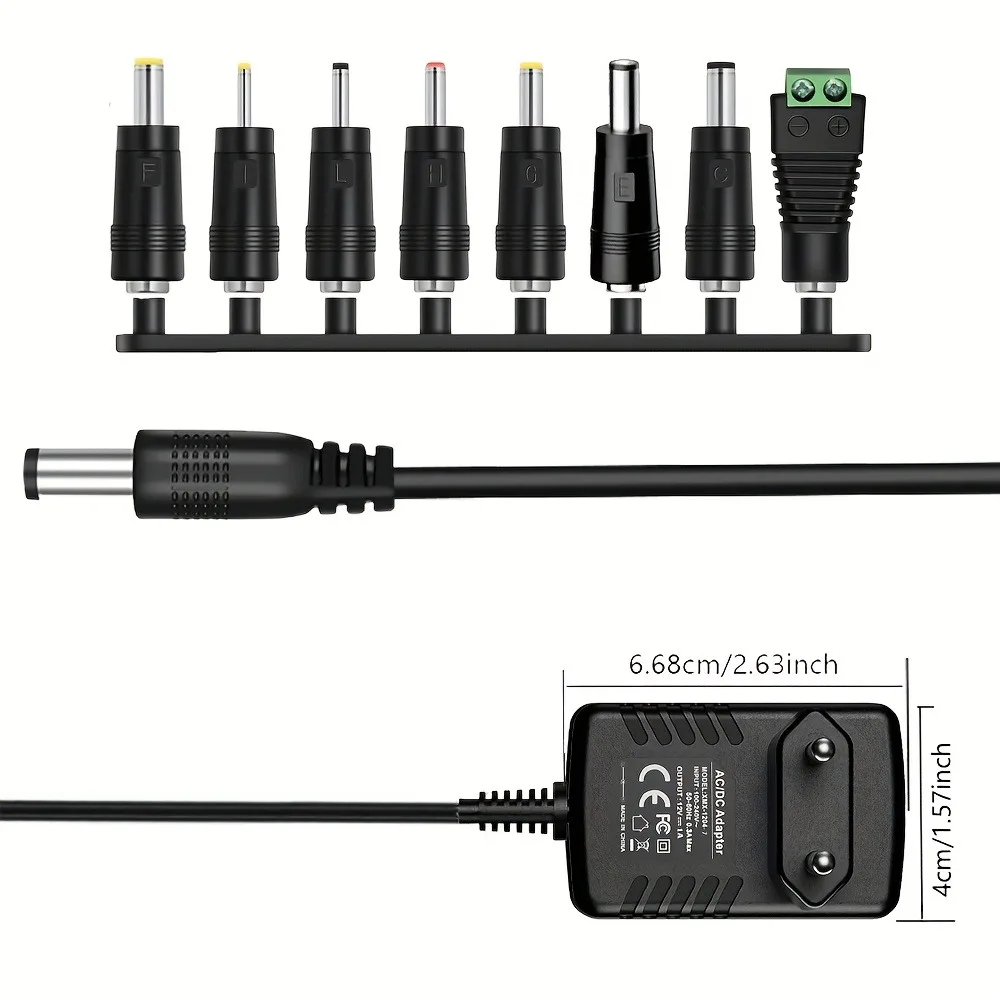 DC 5V 6V 9V 12V 24V Netzteiladapter 1A 2A 3A 8V 10V 15V 2A 3A – Bild 2