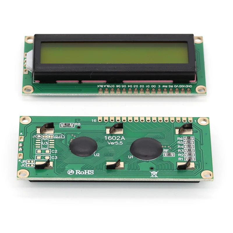 LCD1602 1602 LCD-Modul Blauer / Grüner Bildschirm 16x2 Zeichen LCD-Anzeige PCF8574 I2C-Schnittstelle 5V