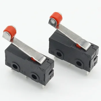 Mini Micro Endschalter Rollenhebelarm SPDT Snap Action LOT (10 Stück)