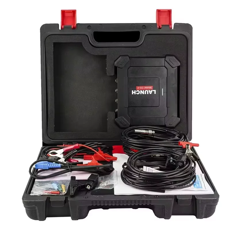 LAUNCH X-431 Oszilloskop O2-2 Scopebox Analizador 4-Kanal-Tester, kompatibel mit X-431 PAD VII, PAD V, PAD V
