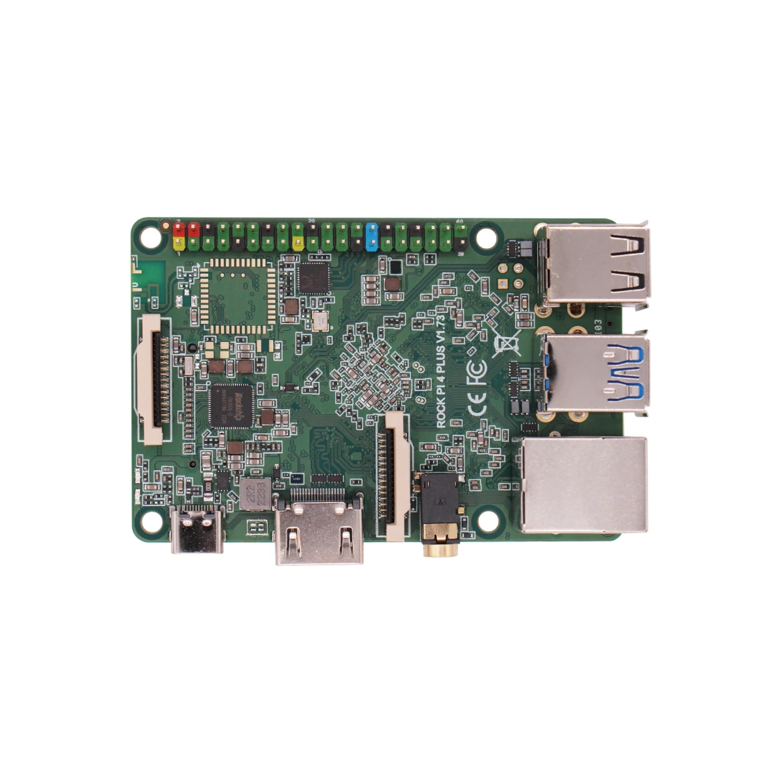 Radxa ROCK 4A+, Einplatinen-Computer, 6-Kern-CPU SBC, HDMI – Bild 3