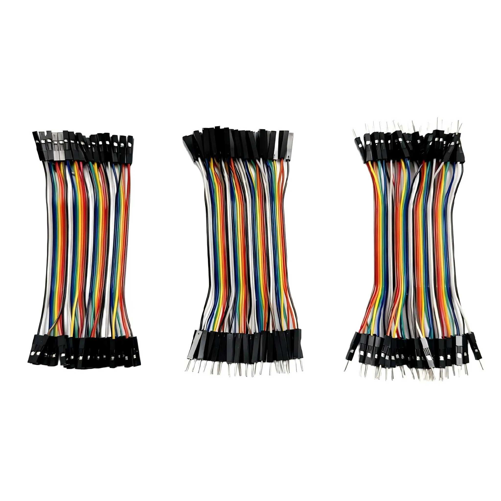DuPont Jumper-Kabel-Set, Stecker auf Stecker + Buchse auf Buchse + Stecker auf Buchse, 10/20/30 cm
