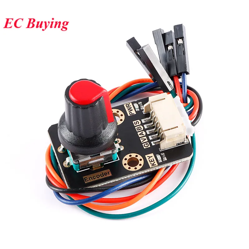 Drehgebermodul für Arduino Brick Sensor Development, runde Audio-rotierende Potentiometer-Knopfkappe, EC11