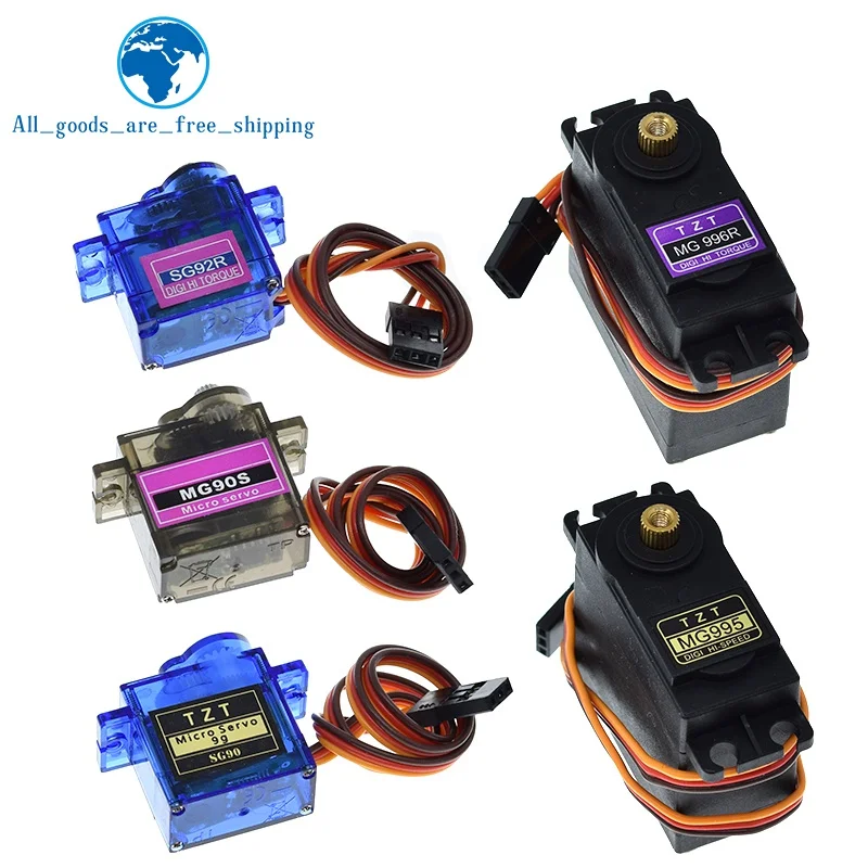SG90 SG92R MG90S MG995 MG996 Servo Metallgetriebe-Modul für Arduino – Bild 2
