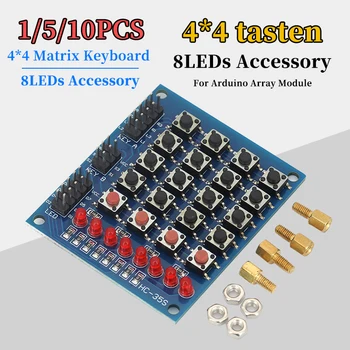 4X4 Matrix Tastatur Für Arduino Array Modul 16 Tasten Drucktasten tastatur Schalter Tastatur Panel 4*4