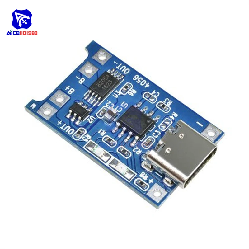 TP4056 Typ-C USB 5V 1A 18650 Lithium-Akku-Ladegerät TP4056 – Bild 2