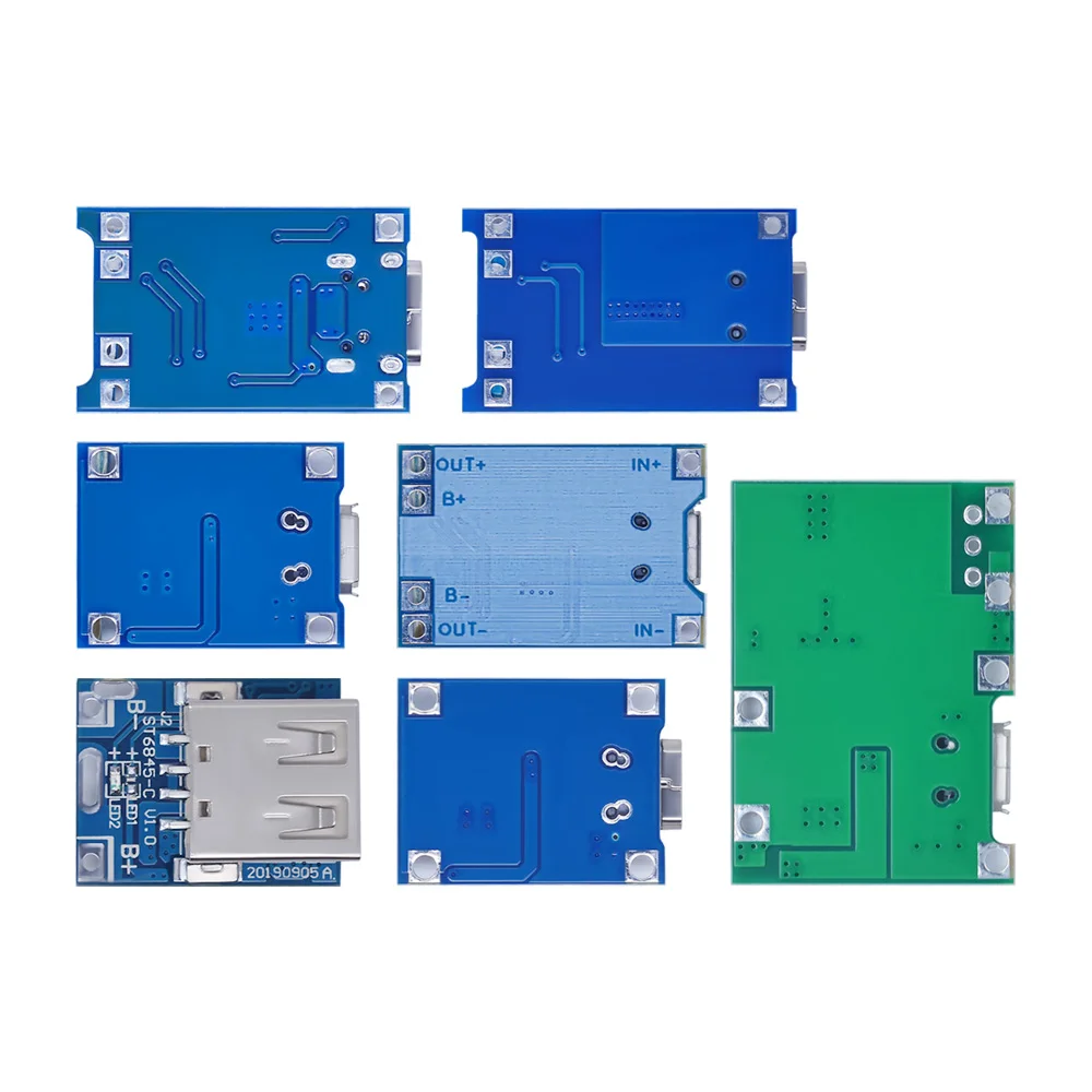 Micro USB 5V 1A 18650 TP4056 Lithium-Batterie-Ladegerät-Modu (5 Stück) – Bild 4