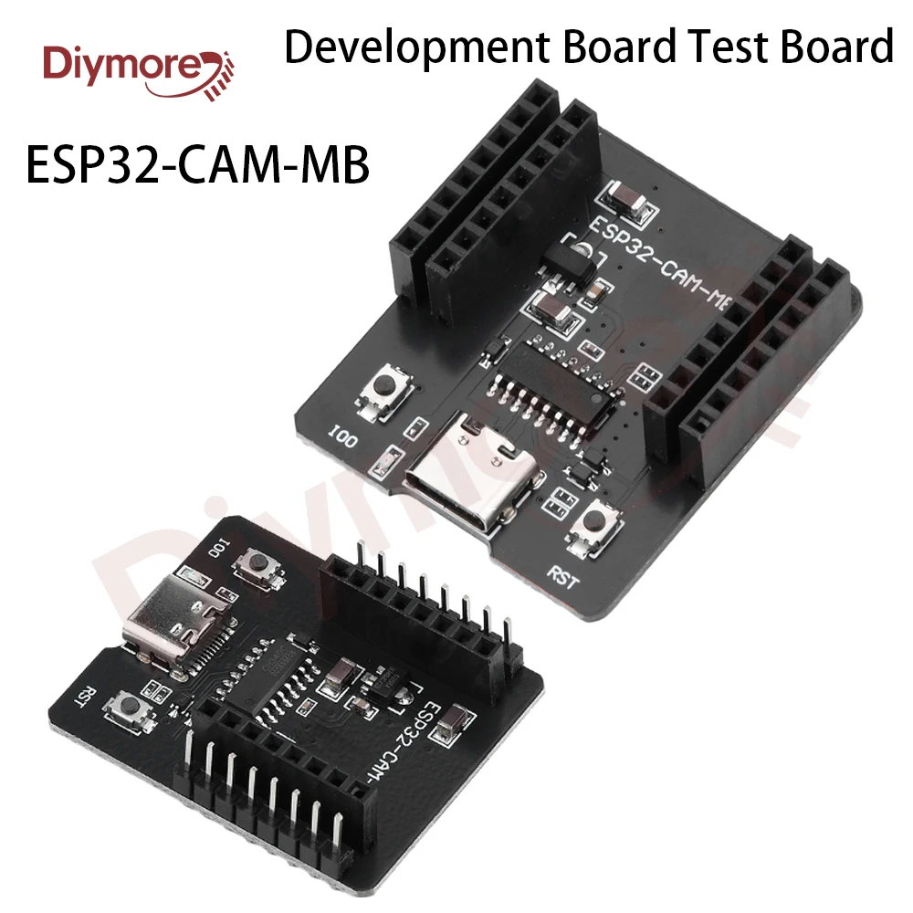ESP32-CAM-MB Entwicklungsboard Test Backboard Serielles Port-Brennermodul mit Erweiterung CH340C Typ C OV2640