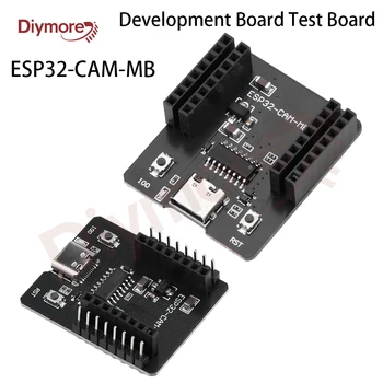 ESP32-CAM-MB Entwicklungsboard Test Backboard Serielles Port-Brennermodul mit Erweiterung CH340C Typ C OV2640