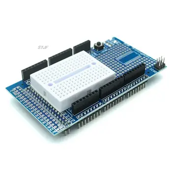 MEGA 2560 R3 Proto Prototype Shield V3.0 Erweiterungs-Entwicklungsplatine + Mini-PCB-Steckbrett 170