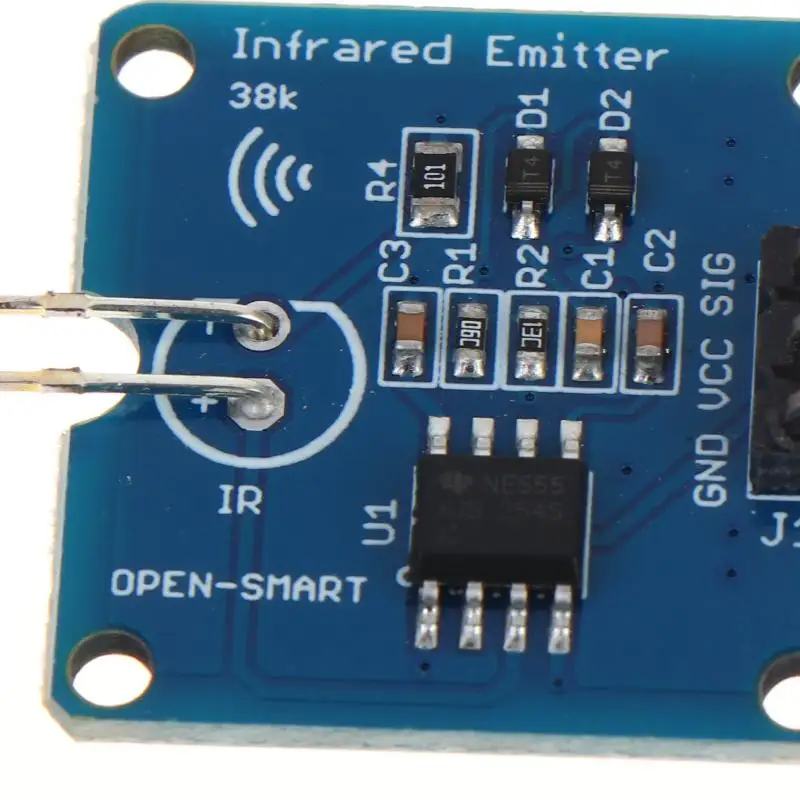 IR-Sender-Empfänger-Modul-Kit 38KHz, Infrarot-Emitter-Sensor-Paar – Bild 5