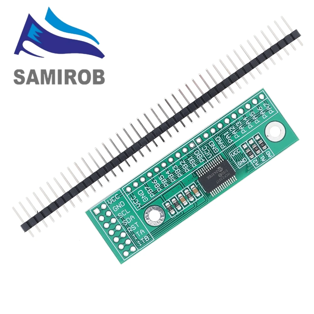 MCP23017 16bit I/O Expansion Board Modul Pin PCB IIC I2C Schnittstelle zu GIPO Konverter 25mA1 für Arduino